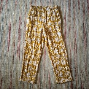See U Soon tropical floral ankle pants, size 4